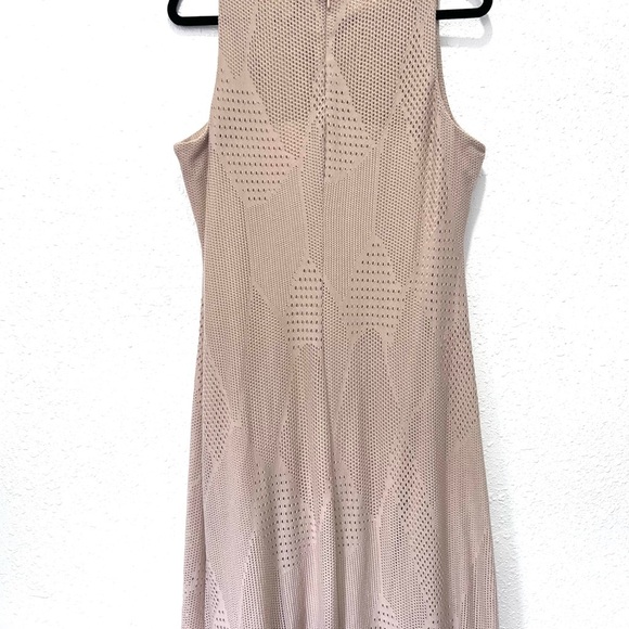 Anne Klein Tan Sheath Midi Dress Halter Sleeveless - Picture 5 of 9